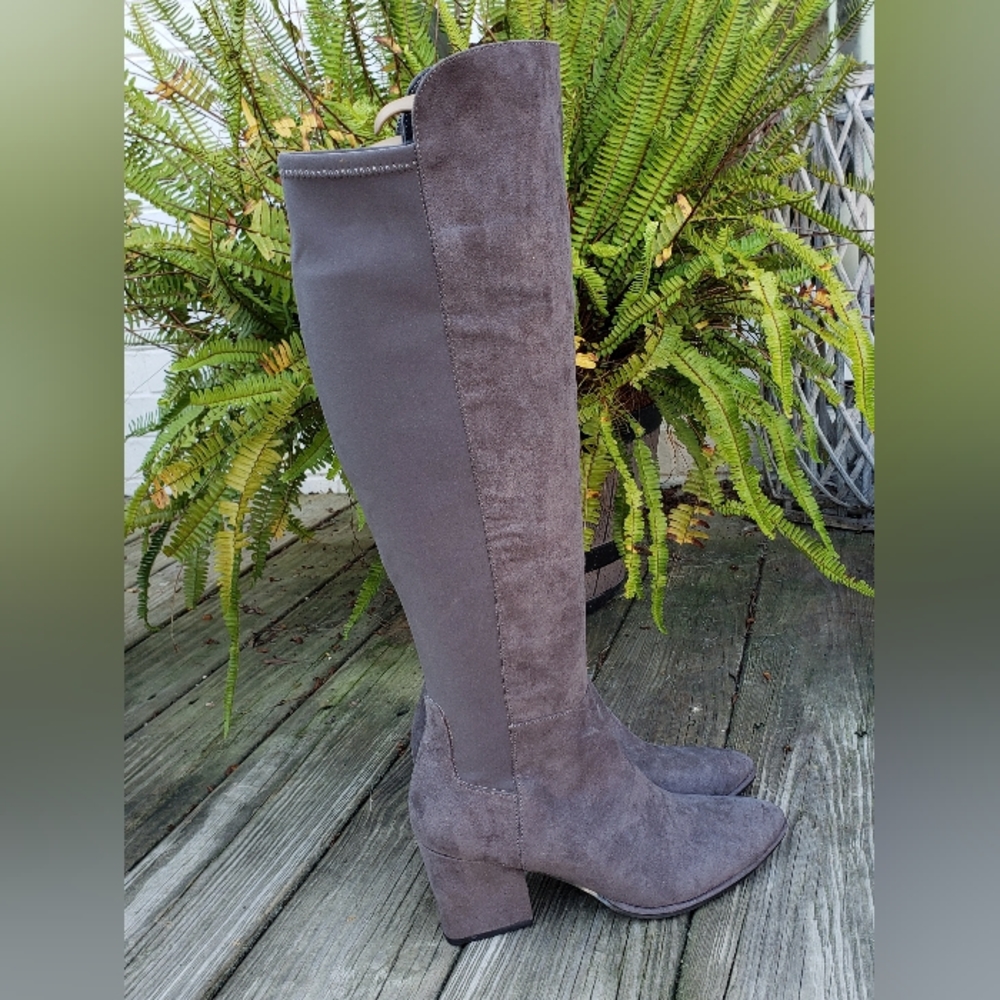 Marc Fisher Gray Heeled Boots - Picture 11 of 11